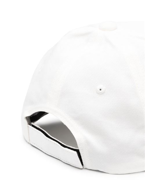 Cappello Emporio Armani bianco con tesa curva e logo EMPORIO ARMANI | 627921CC99141510